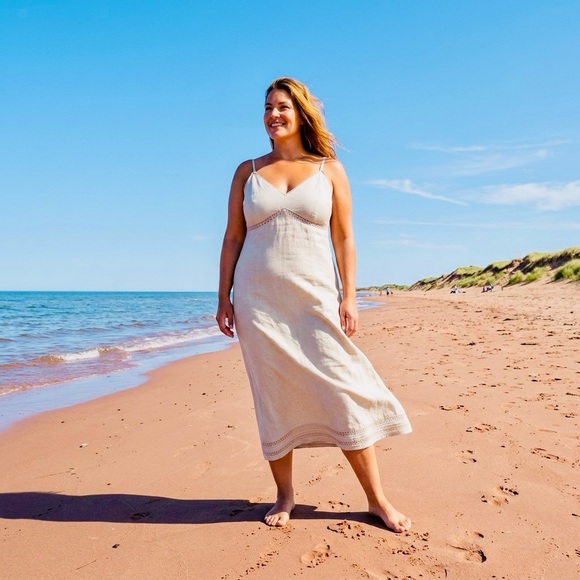 La Redoute Dresses & Skirts - Elegant Cream Midi Dress